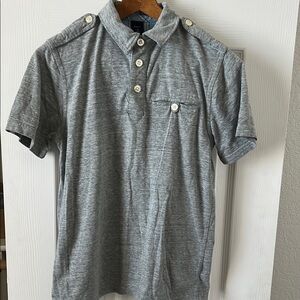 Classic Gray Polo Shirt for Boys